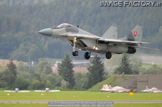2011-07-01 Zeltweg Airpower 7441 MiG-29A Fulcrum - Slovak Air Force